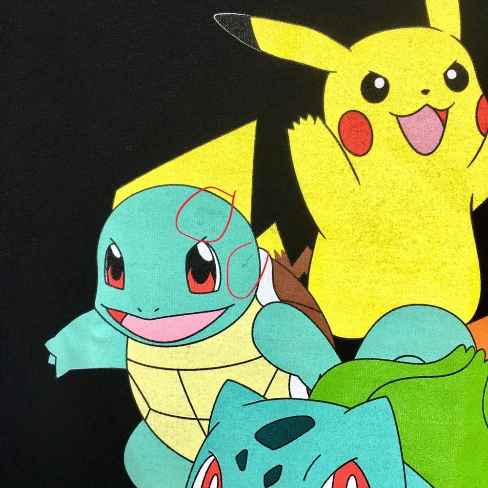 Women’s Short Sleeves Black Pokémon Shirt - Picture 6 of 6